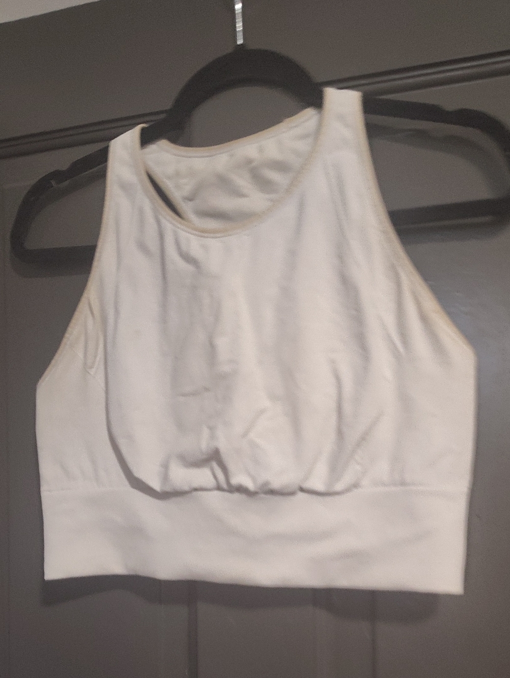 lululemon athletica White High-Neck Crop Tank